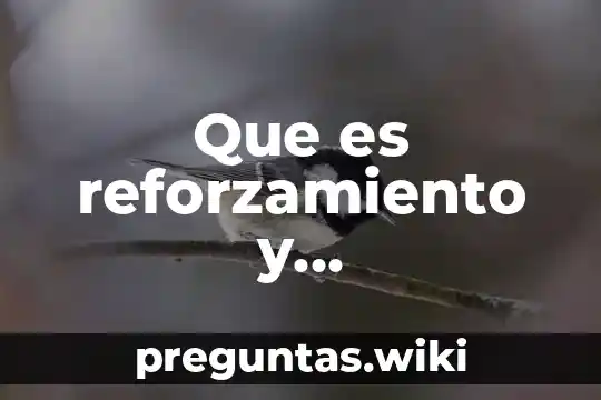 Que es reforzamiento y debilitamiento en psicologia educativa