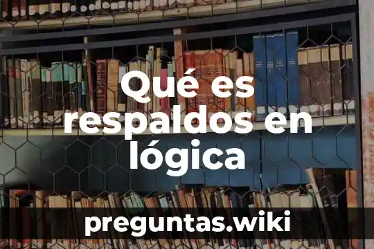 Qué es respaldos en lógica