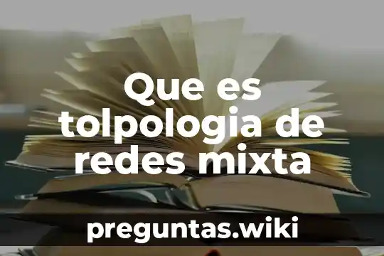 Que es tolpologia de redes mixta