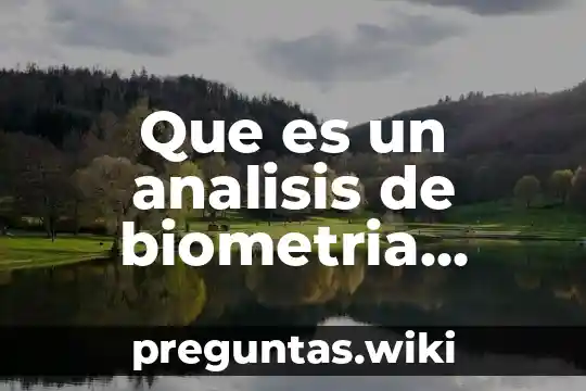 Que es un analisis de biometria hematica con plaquetas