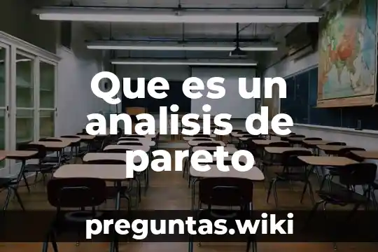 Que es un analisis de pareto