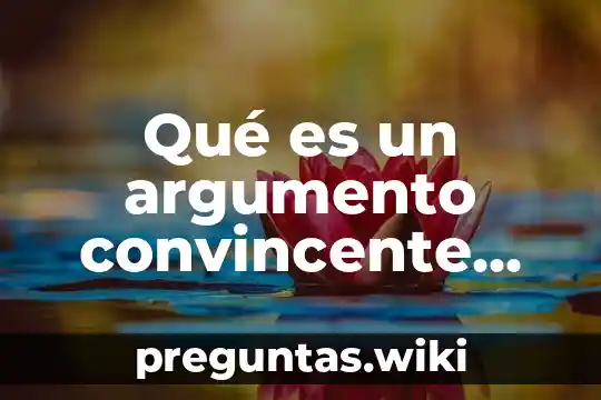 Qué es un argumento convincente sobre las personas creativas
