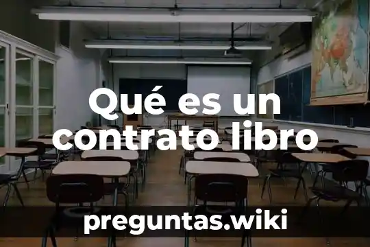 Qué es un contrato libro