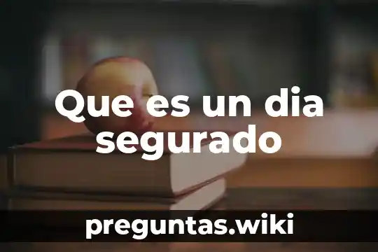 Que es un dia segurado