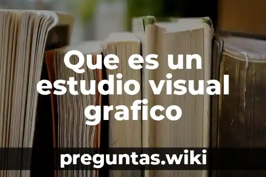 Que es un estudio visual grafico