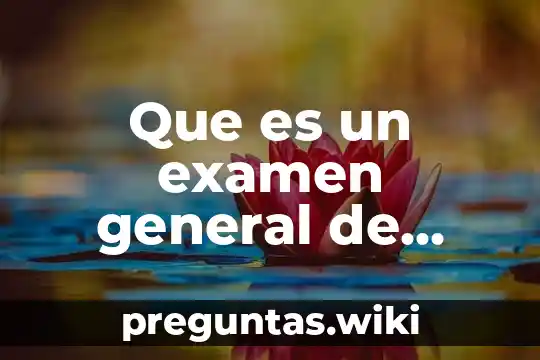 Que es un examen general de sangre