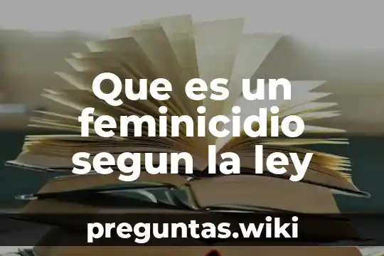 Que es un feminicidio segun la ley