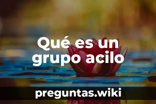Qué es un grupo acilo