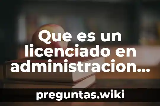 Que es un licenciado en administracion de sistemas