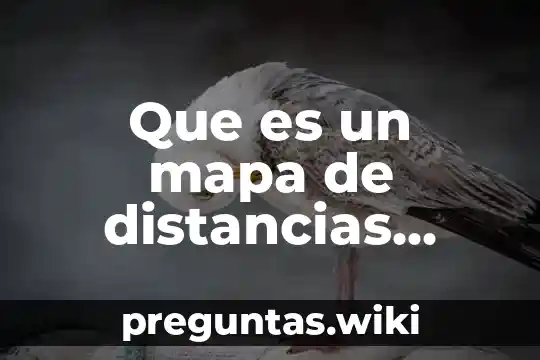 Que es un mapa de distancias thyesen