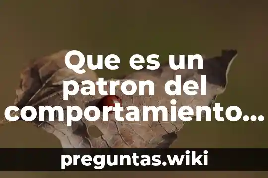 Que es un patron del comportamiento de los costos