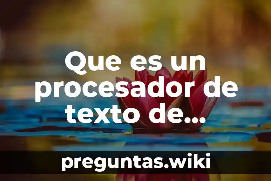 Que es un procesador de texto de powerpoint