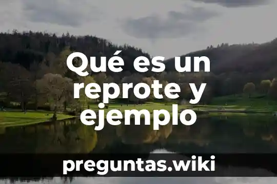 Qué es un reprote y ejemplo