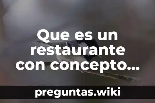 Que es un restaurante con concepto de galeria