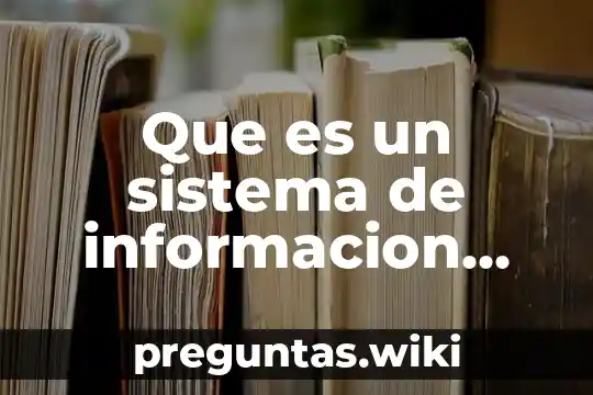 Que es un sistema de informacion cerrado