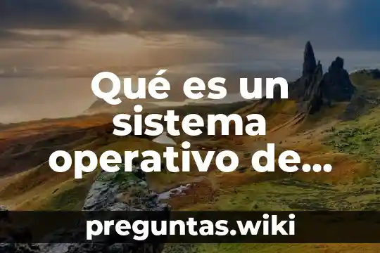 Qué es un sistema operativo de referencia inercial
