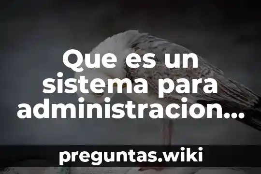 Que es un sistema para administracion de personal