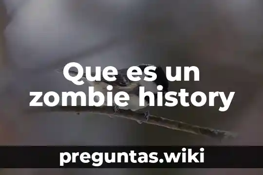 Que es un zombie history
