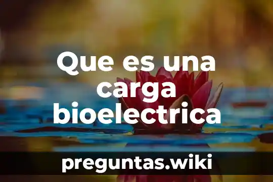 Que es una carga bioelectrica