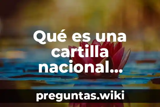 Qué es una cartilla nacional militar a blanco y negro