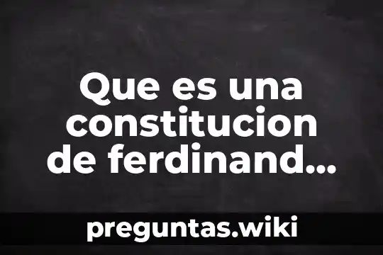 Que es una constitucion de ferdinand lasalle libro