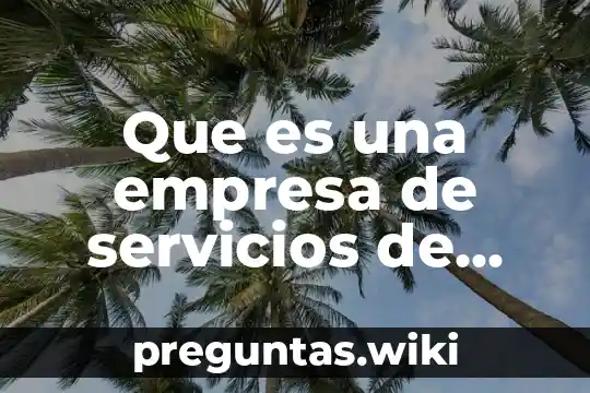Que es una empresa de servicios de entretenimento