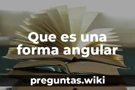Que es una forma angular