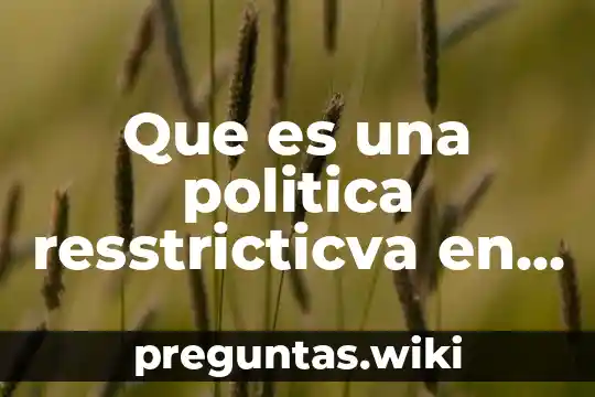 Que es una politica resstricticva en iptables
