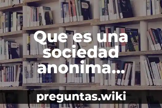 Que es una sociedad anonima simple