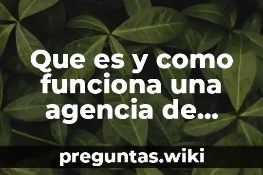 Que es y como funciona una agencia de publicidad