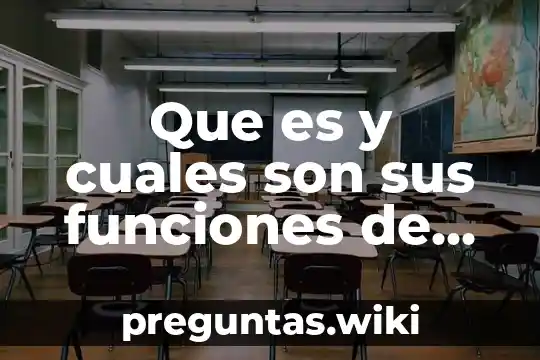 Que es y cuales son sus funciones de sfp