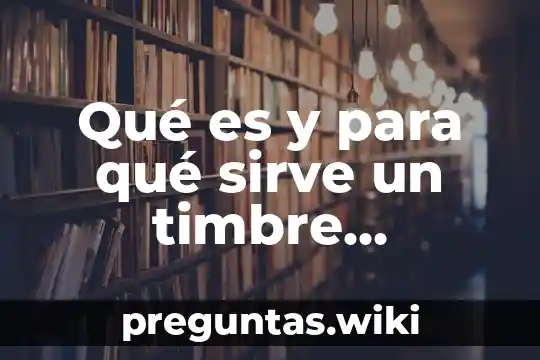 Qué es y para qué sirve un timbre electromagnético