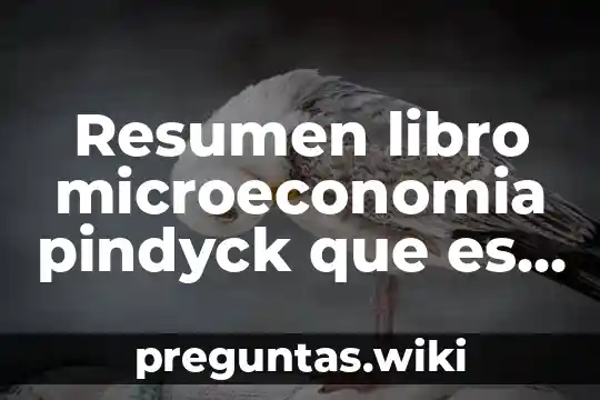 Resumen libro microeconomia pindyck que es mercado