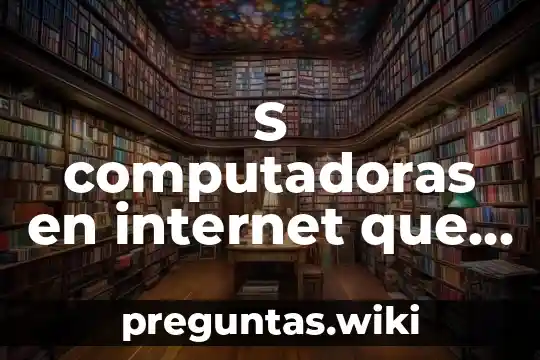 S computadoras en internet que es