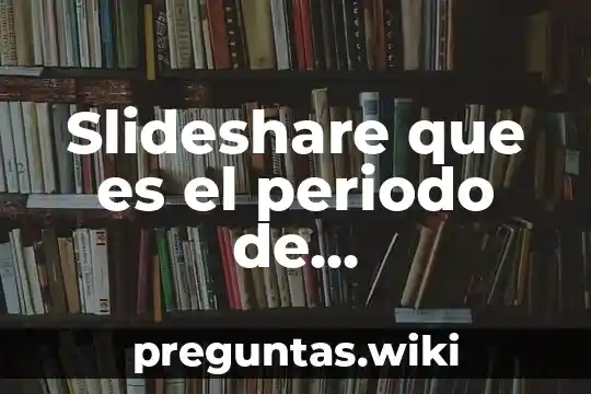 Slideshare que es el periodo de recuperación de inversión