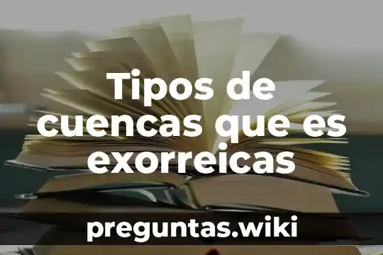 Que es un cheque y tipos de cheques 3 Tipos de cuencas que es exorreicas