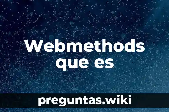 Webmethods que es