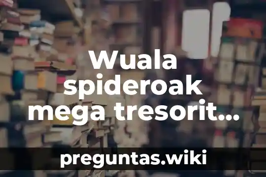 Wuala spideroak mega tresorit que es cada una